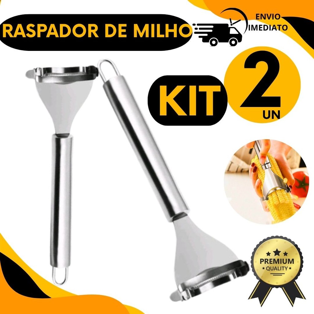 Raspador de Milho Cortador Debulhador Milho Descascador Debulhador De Milho Verde Inox