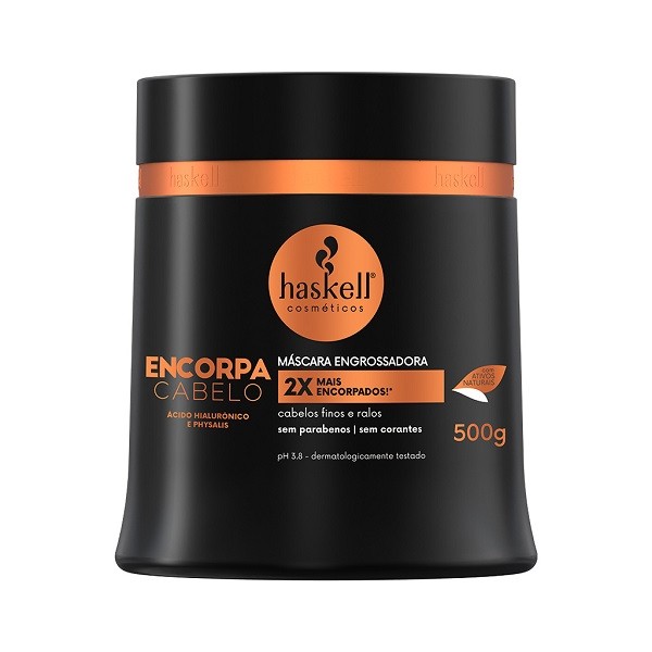 Haskell Encorpa Cabelo Mascara 500g em Oferta na Shopee