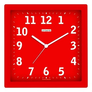 Relógio De Parede Ambiente-herweg Quadrado Preto Sala Quarto em Oferta na Shopee