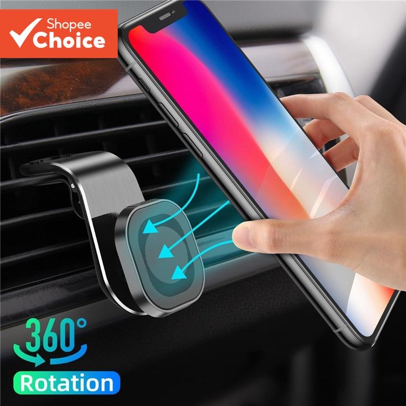Criativo Novo Suporte Do Telefone Magnético Carro Móvel Forte 7 L-Tipo Navegação Saída De Ar Montagem