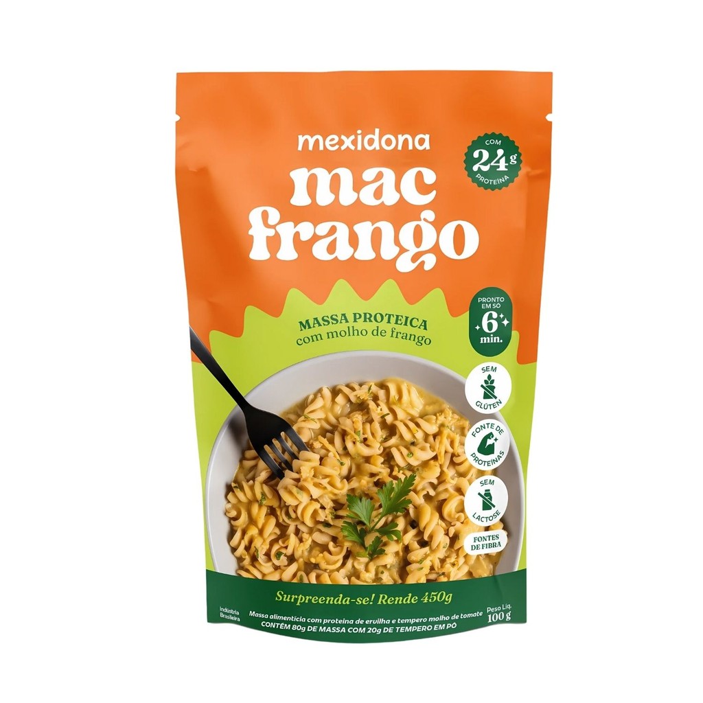 Mac Frango Massa Proteica Com Molho de Frango - Mexidona 100g