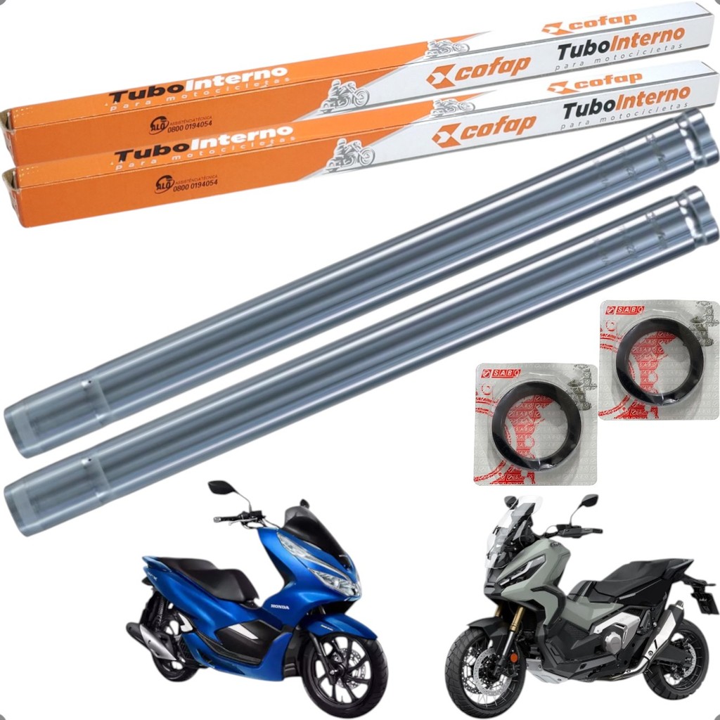 Kit Tubo Interno Bengala Cofap + Retentores Sabó Honda ADV PCX 150 2019 a 2026