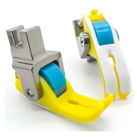 Calcador de Teflon Ponto Reto com Rolete para Maquina Reta Industrial