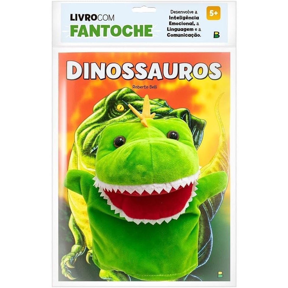 Livro com Fantoche | Dinossauros