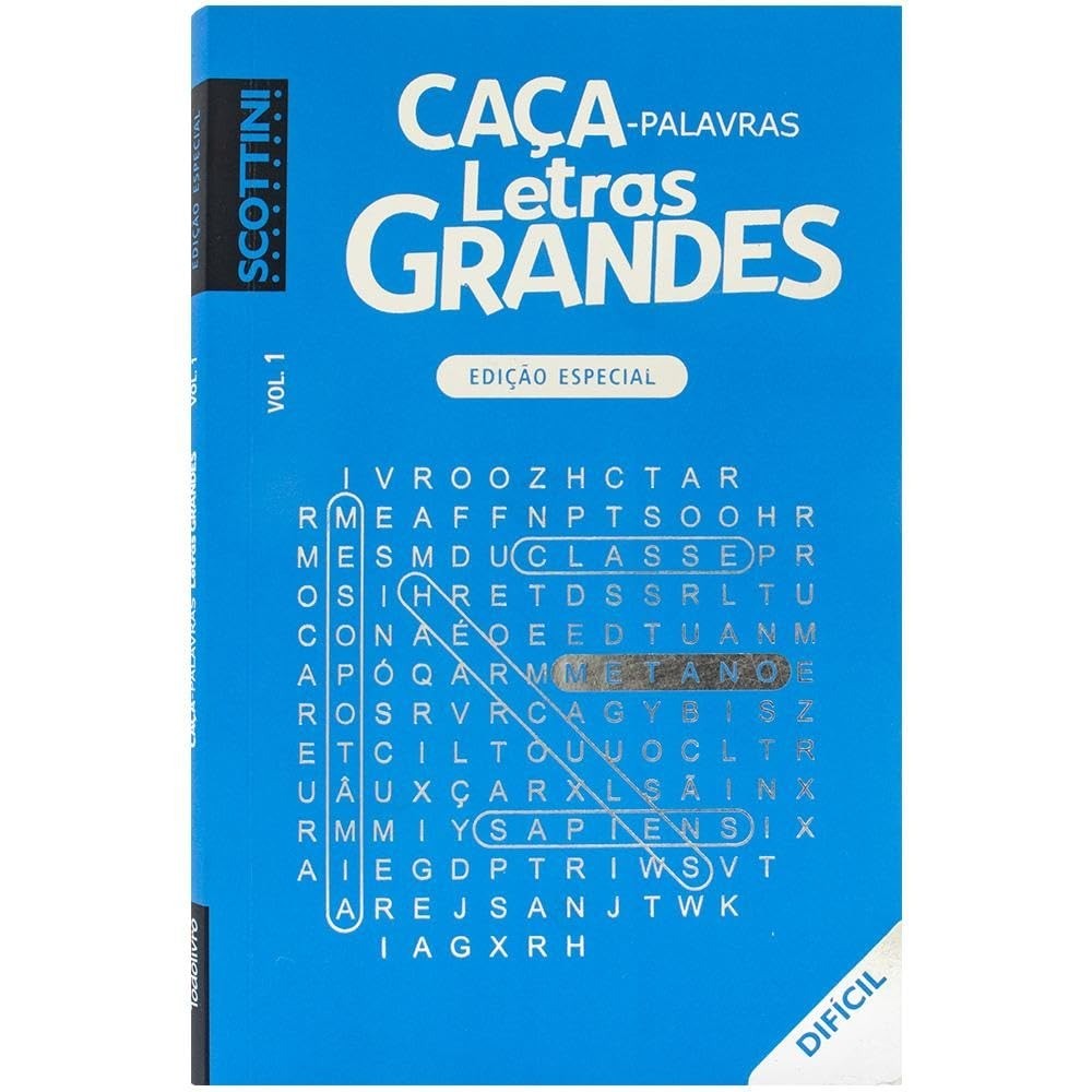 Scottini Touch | Caça-palavras Letras Grandes | Difícil V1