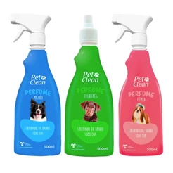 Perfume 500ml Para Cachorros e Gatos - Pet Clean