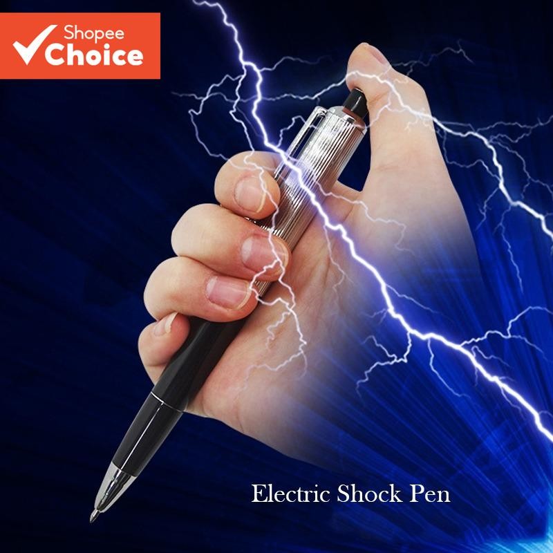 Engraçado Novidade Caneta De Choque Elétrica Utilitário Gadget De Mordaça Brinquedos De