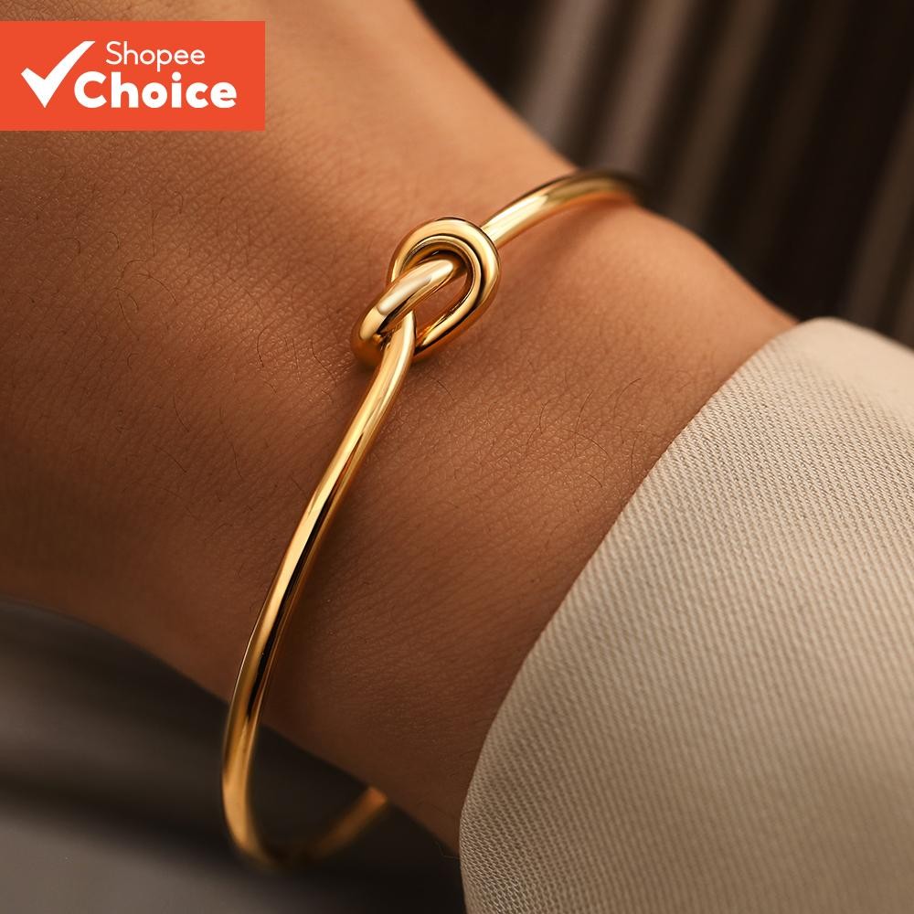 Pulseira Vintage De Aço Inoxidável – Unissex Com Textura Torcida Gótica Streetwear Para Presente/Diário