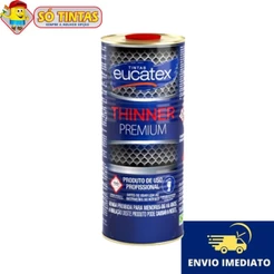 Thinner Eucatex para PU e Poliésteres 5L Diluente e Limpeza de Pistolas, Primer e Tinta Poliuretano