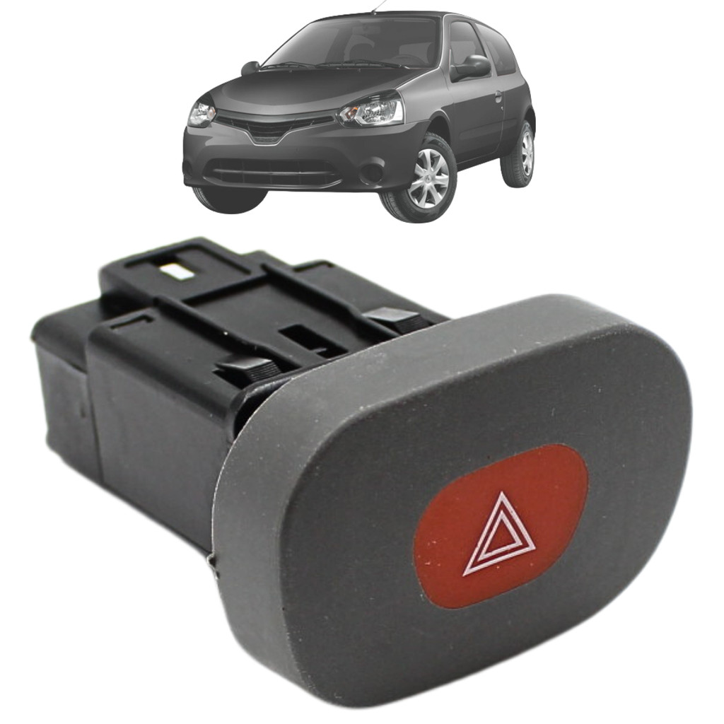 Interruptor Clio II 2000 2001 2002 2003 2004 2005 Até 2011 2012 2013 2014 2015 Pisca Alerta