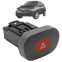 Interruptor Clio II 2000 2001 2002 2003 2004 2005 Até 2011 2012 2013 2014 2015 Pisca Alerta