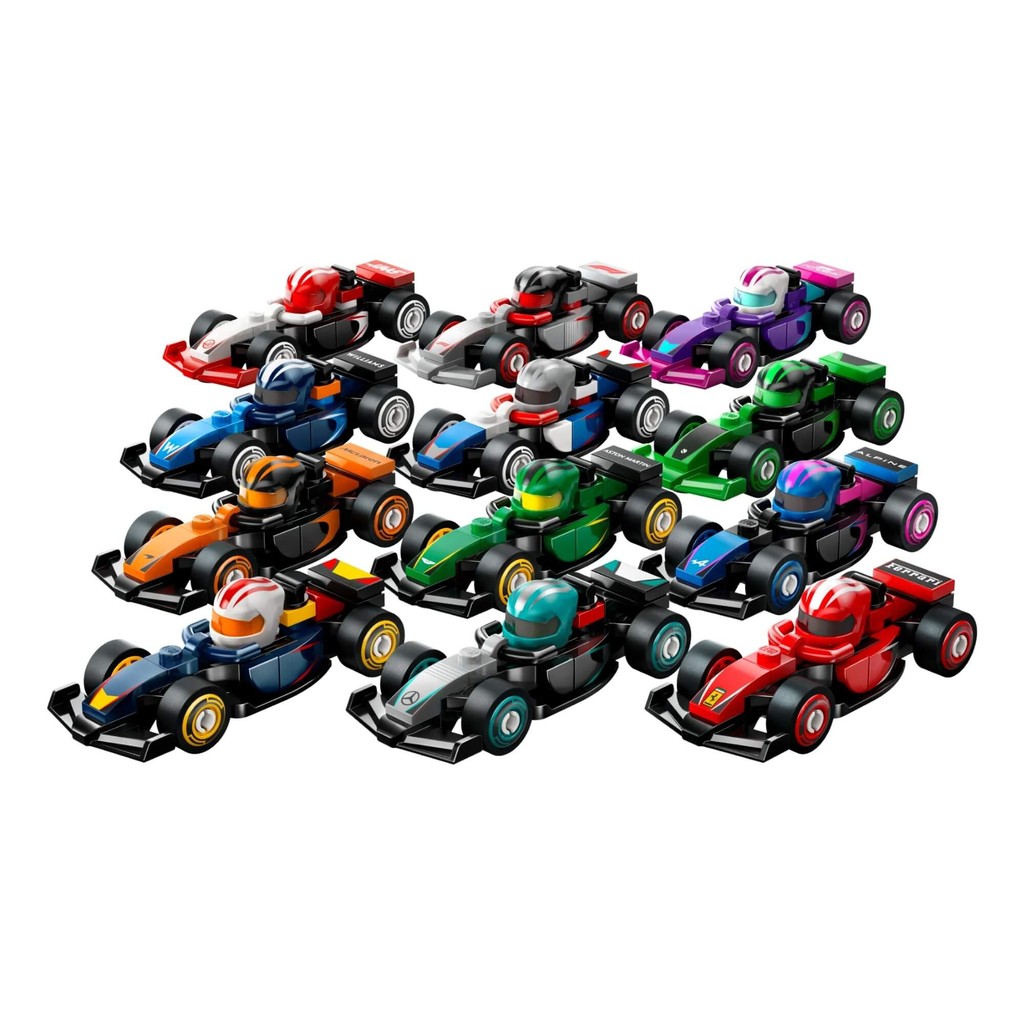 LEGO Carrinho de Corrida Surpresa Colecionável F1 Carrinho brinquedo Infantil Formula 1 4111171049
