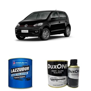 KIT TINTA  PRETO NINJA 95/06 + VERNIZ 0491 END 0125 DUXNOE em Oferta na Shopee