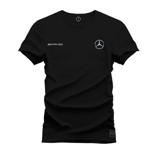 Camisa Masculina Estampada Mercedes AMG 100% Algodão Fio 30.01 Penteado. em Oferta na Shopee