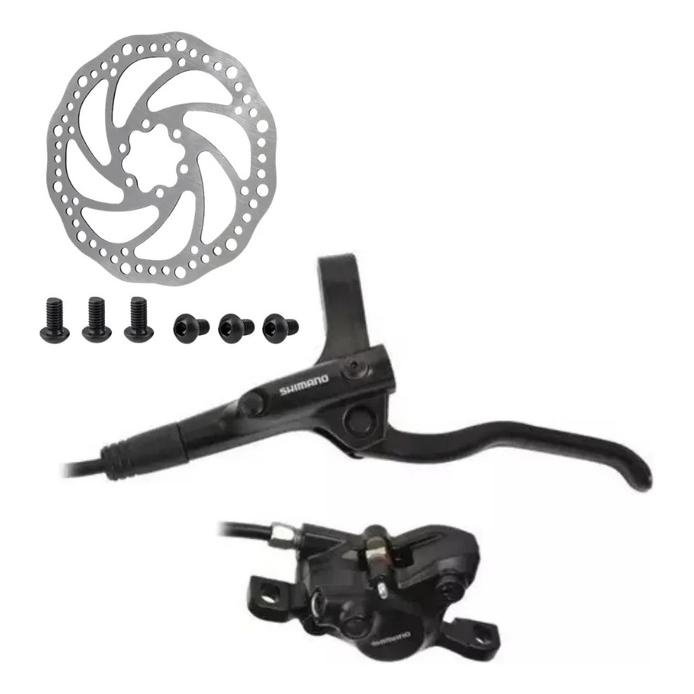 Freio A Disco Dianteiro Hidraulico Shimano Mt200 + Disco 160mm