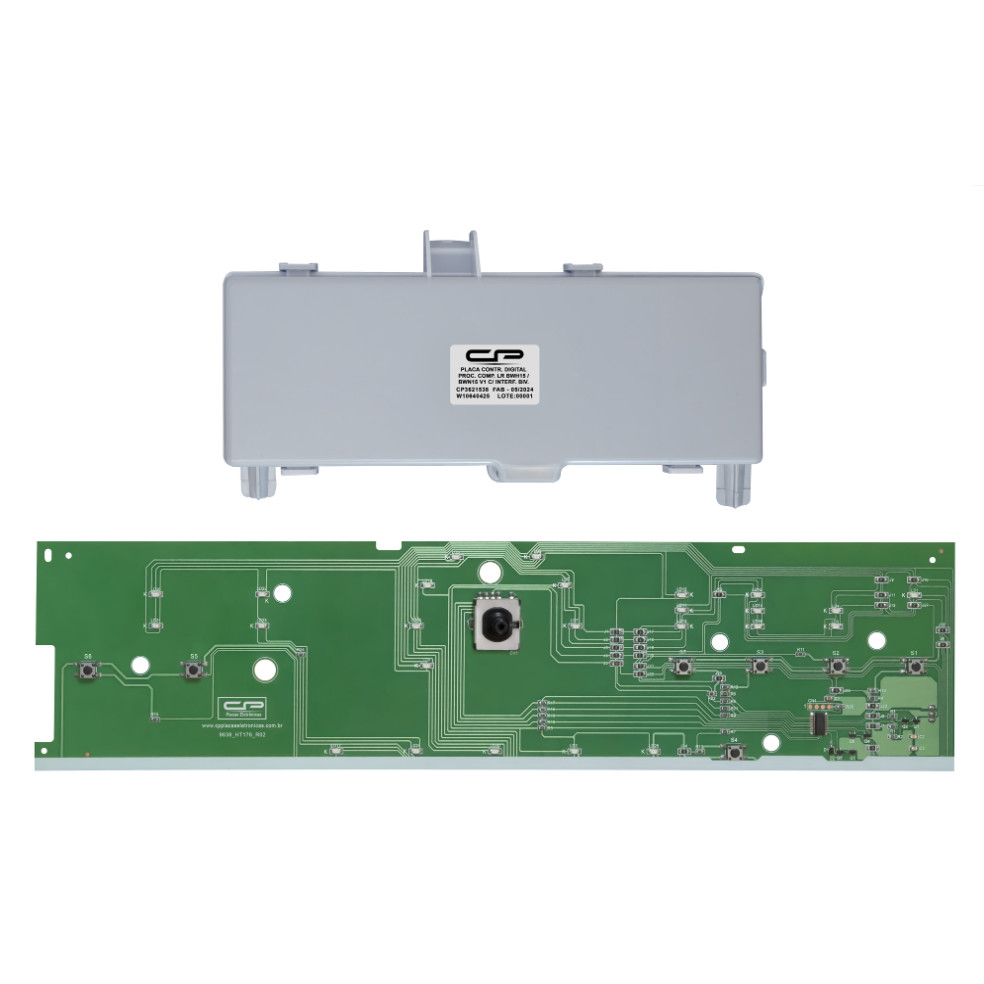 PLACA CONTROLADORA DIGITAL DE PROCESSO W10636644, W10640425, W10710286 BWH15 BWN15 V1 C/POTENCIA