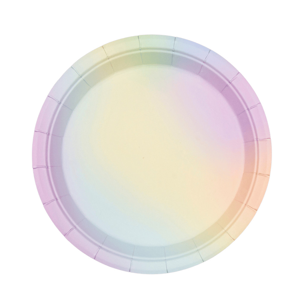 Prato de Papel Candy Color Degradê 18cm C/ 10 Unid. em Oferta na Shopee