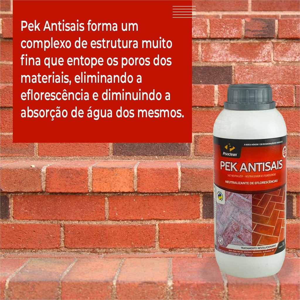 Pek antisais 1 litro - Pisoclean — imagem 2 de 2