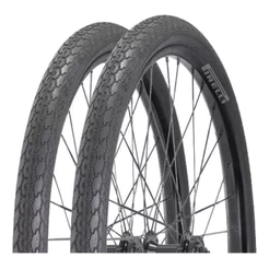 2 Pneus Bicicleta 26x1.1/2x2 Pirelli Manga Turbo Barra Forte Cor Preto