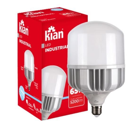 Lâmpada Led Industrial 65W Bivolt 6500K E-27 Kian