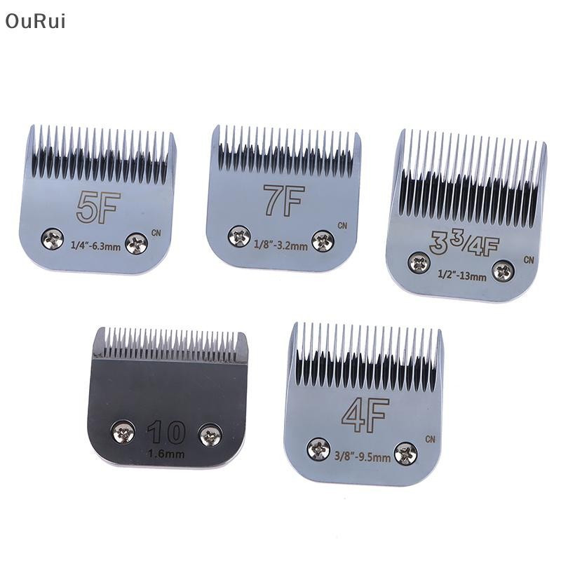 [OR] 4F 5F 7F Profissional Pet Clipper Lâmina A5 Lâmina Fit A maioria Oster Clippers Pet Clippers Lâmina de cerâmica [10