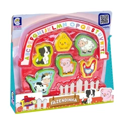 Brinquedo Infantil Educativo Play Time Fazendinha Cotiplás - 2721