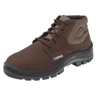Botina de Segurança Couro Nobuck Hidrofugado Bico PVC 50B26-CB-BP MARLUVAS em Oferta na Shopee
