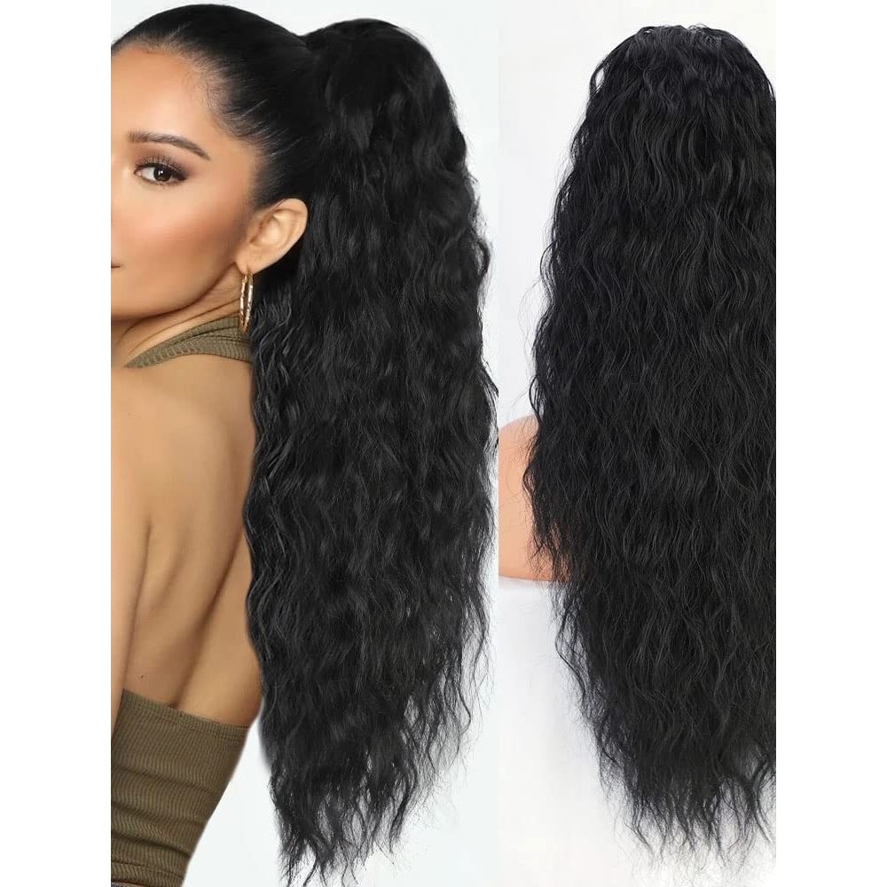 Aplique Rabo de Cavalo 60cm Bio Fibra BOOMING HAIR Karina Aspecto Humano Com Grampos Fixacao em Oferta na Shopee