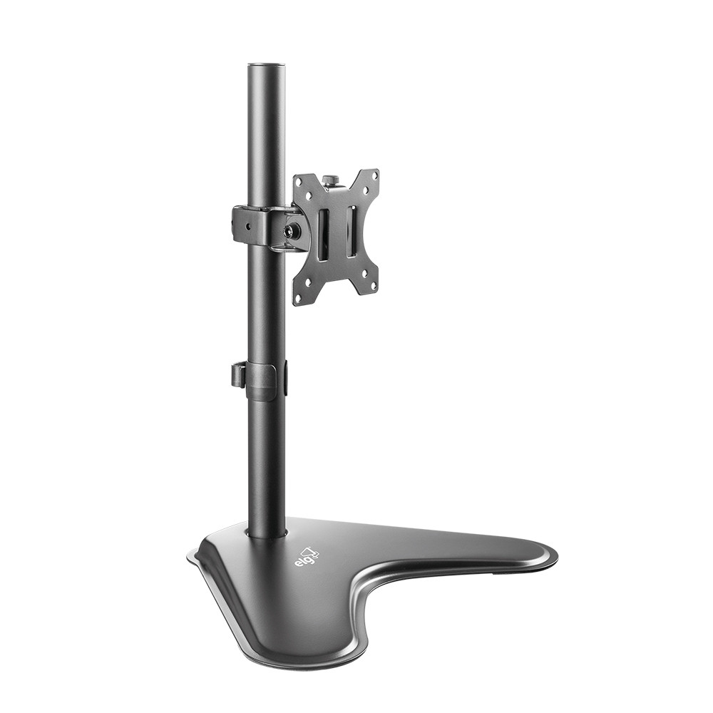 Suporte Ergonômico Articulado de Mesa, Monitor 15" a 32", Até 8kg, Giro 360°, Preto, T80N, ELG