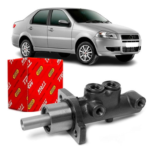 Cilindro Mestre Freio Siena 2008 A 2010 Duplo Sem Abs Trw em Oferta na Shopee