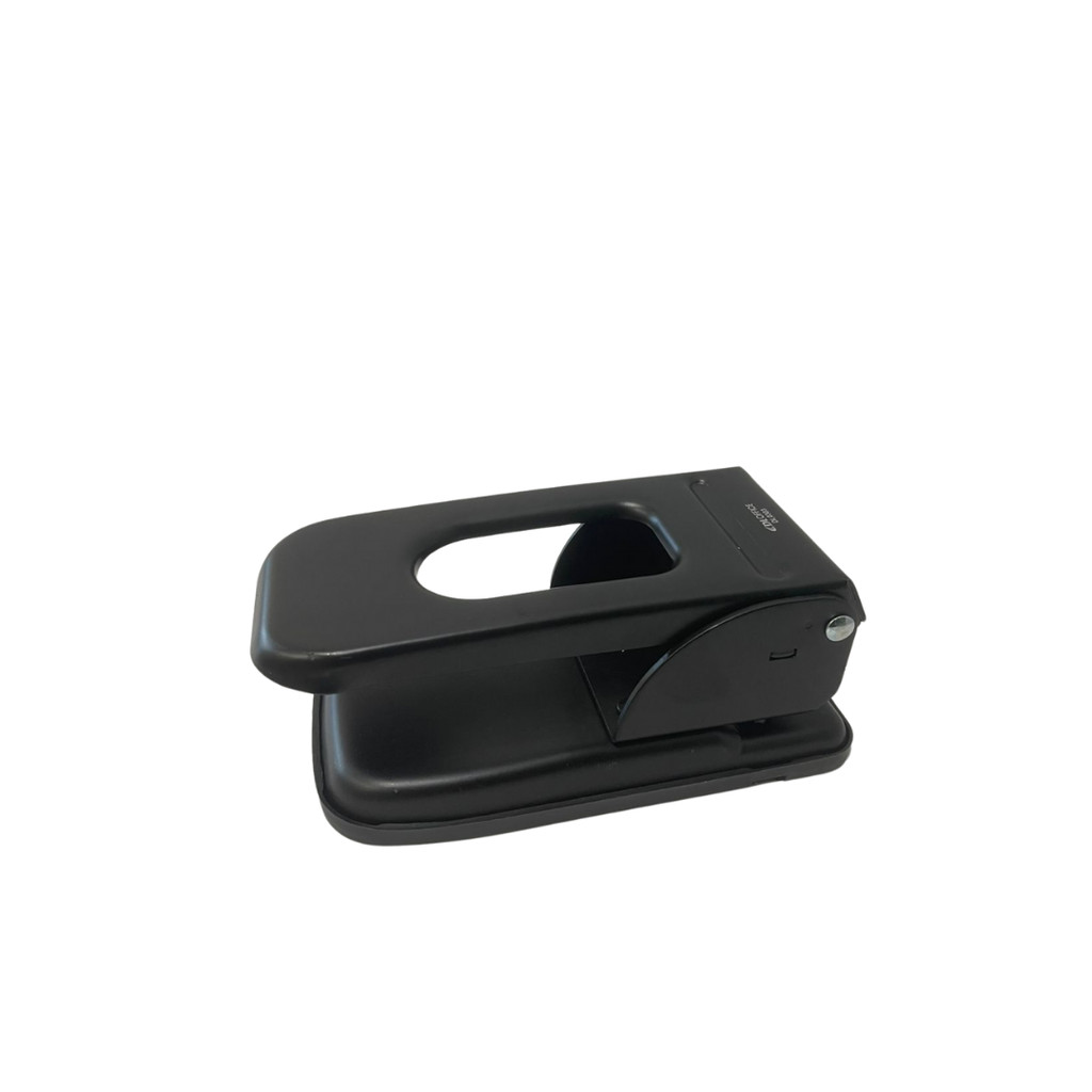 Perfurador de Papel 2 Furos 70 Folhas Preto 22X12cm