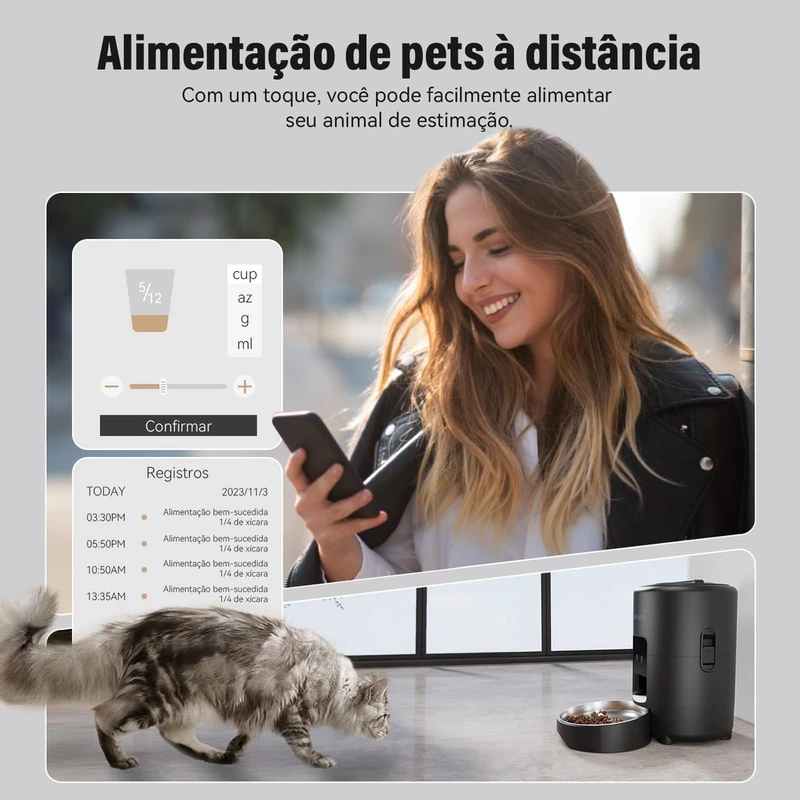 Alimentador Automático para Gatos e Cães com WiFi — foto 7