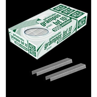 GRAMPO PARA GRAMPEADOR PEQUENO DE BOLSO TOT 10 C/1000 GALVANIZADO ACC TOT8905 em Oferta na Shopee