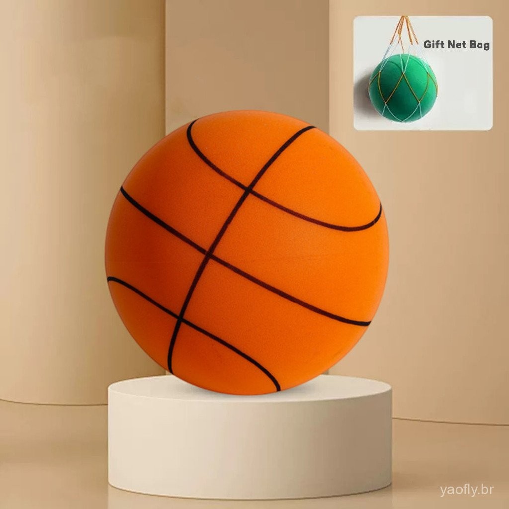 Basquetebol Silencioso , 2024 Nova Bola De Treinamento Indoor De Espuma De , Alta Densidade Sem Revestimento De Baixo Ru