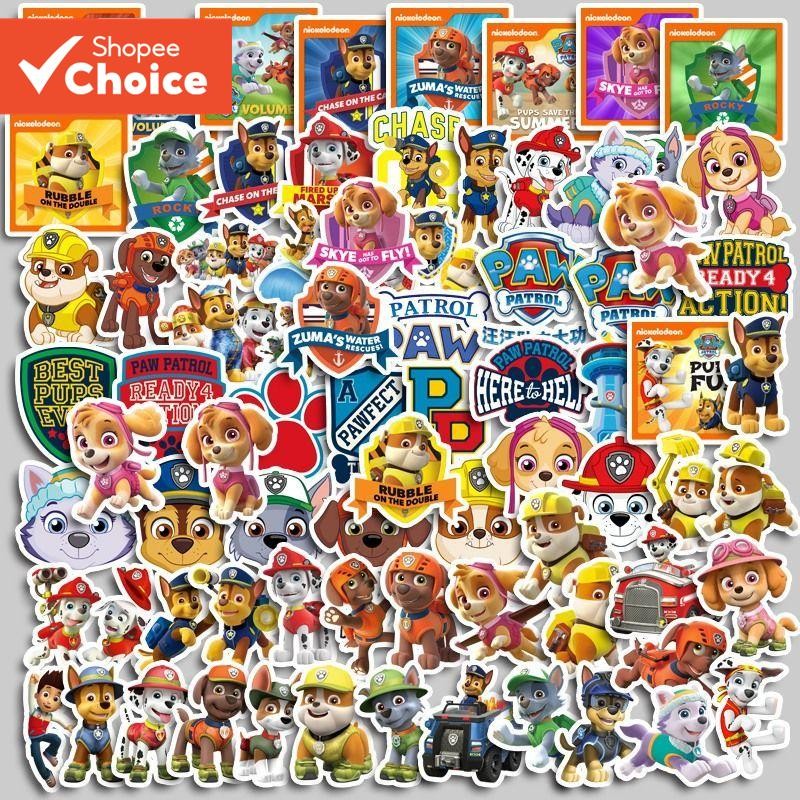 Bonito Patrulha Pata Adesivos 80 Pçs À Prova Dwaterproof Água Diy Computador Washi Scrapbooking Estudante Papelaria Arte