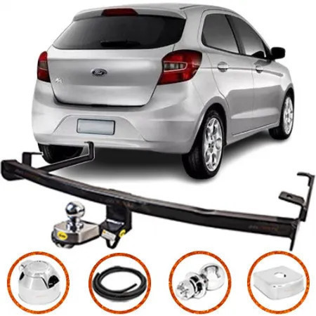 Engate Reboque Reforcel Fixo Ford Ka Hatch 2015 2016 2017 2018 2019 2020 2021 e Peça