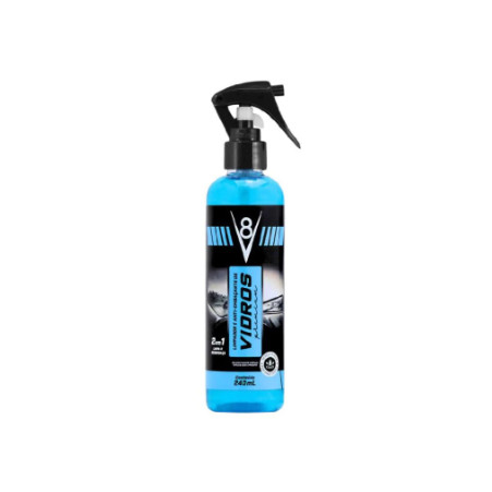 Limpador e Anti-Embaçante de Vidros Automotivo Premium 240ml - V8 em Oferta na Shopee