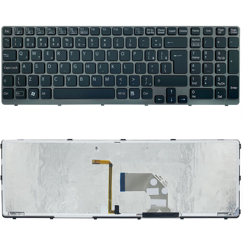 Teclado Para Sony Vaio Sve151c11t Sve151d11l Sve151g11l Sve151g11m Sve151j11m Sve151j11x Sve151j13l Sve152 Layout Us