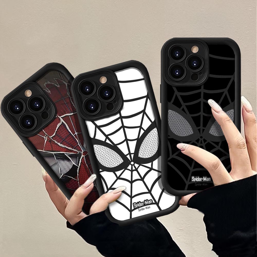 Capinha Capa Para Samsung A15 A14 A54 A12 A55 A35 A13 A05S A04E A03 A11 A23 A32 A34 Máscara Homem Aranha Capa