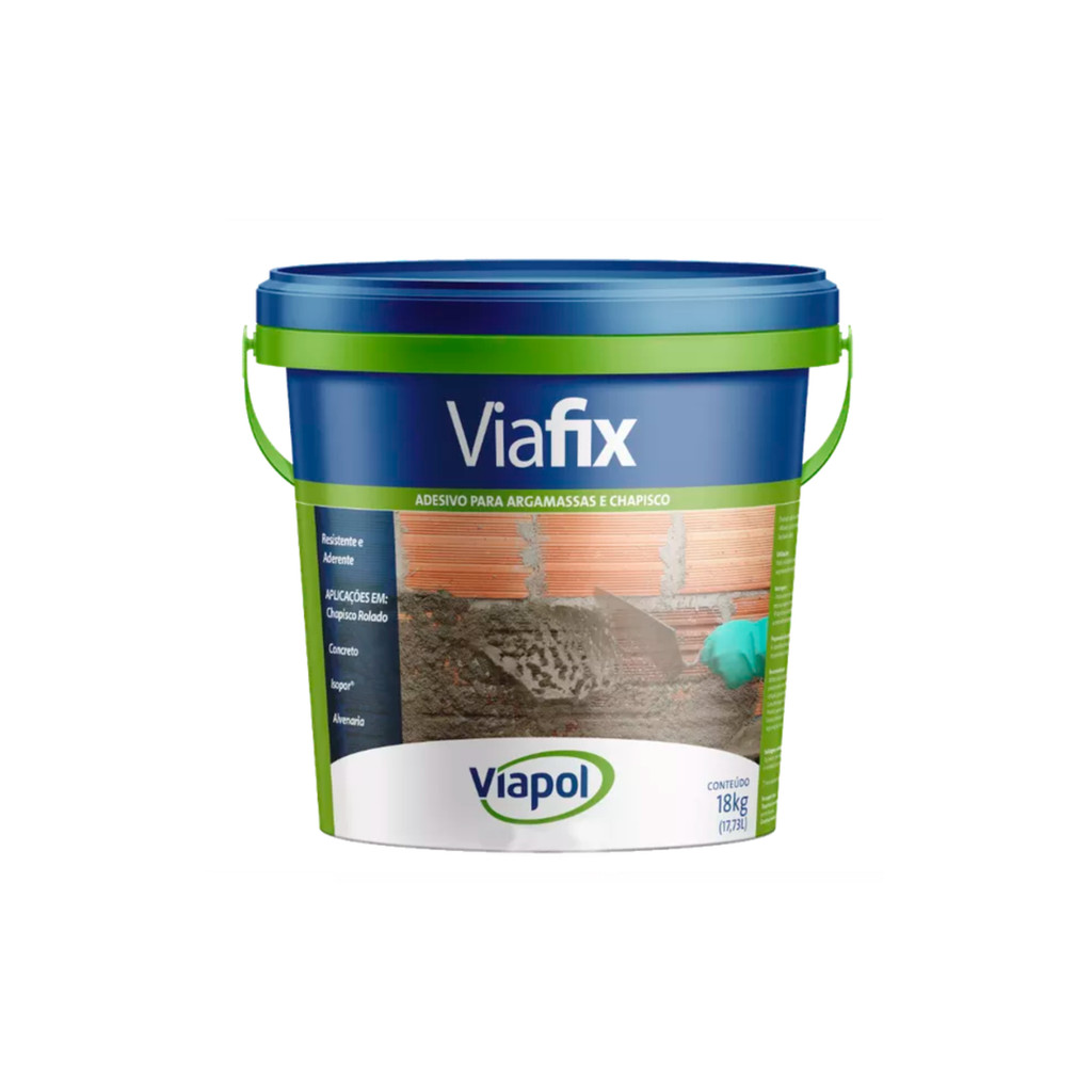 Adesivo P/ Argamassas e Chapiscos Viafix 18L Viapol em Oferta na Shopee