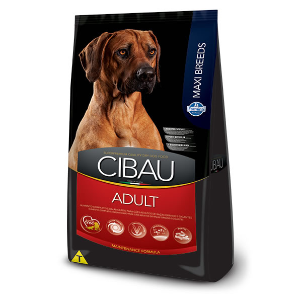 Ração Cibau Adulto Maxi Breeds 15kg | Para Cães Adultos Grande e Gigantes