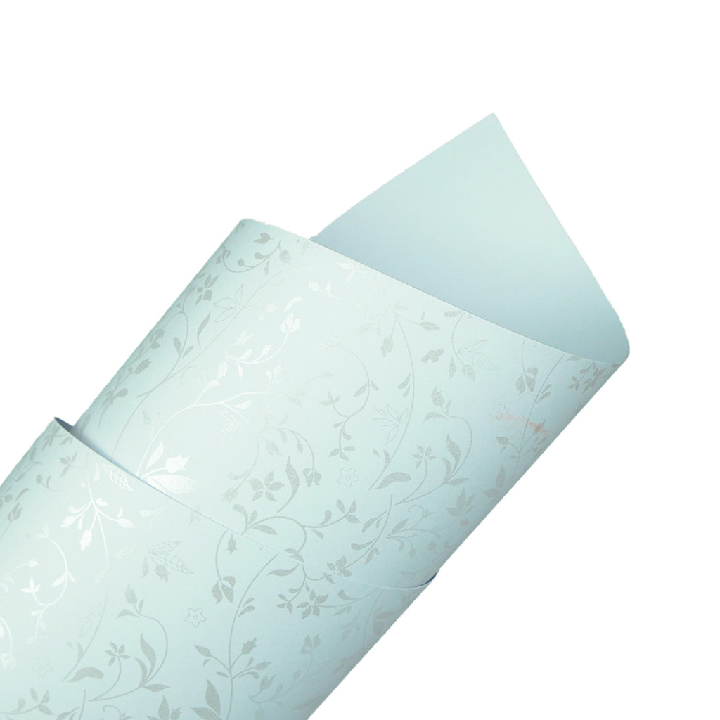 Papel Floral 03 - Branco com Pérola - A4 - 180g/m² - 10 Folhas em Oferta na Shopee