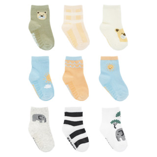 Kit 3 Pares Meia Colorida Antiderrapante Pimpolho 21-25 (1-3 anos) Menino em Oferta na Shopee