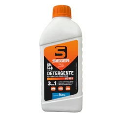Shampoo Detergente Automotivo Com Cera Lava Auto Sieger Super Concentrado SC121 1 Litro