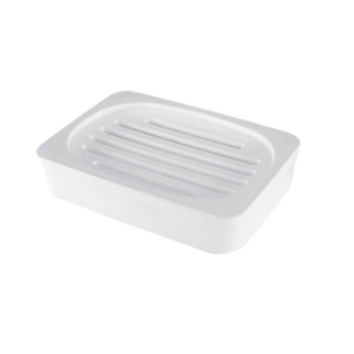 Saboneteira Lisa Com Tampa Para Sabonetes De Banheiro Nitron em Oferta na Shopee