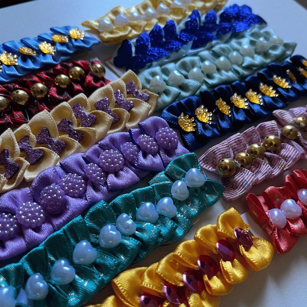 Laços Pet Topete Cartela 120 unidades Tam P 2,5cm Premium em Oferta na Shopee