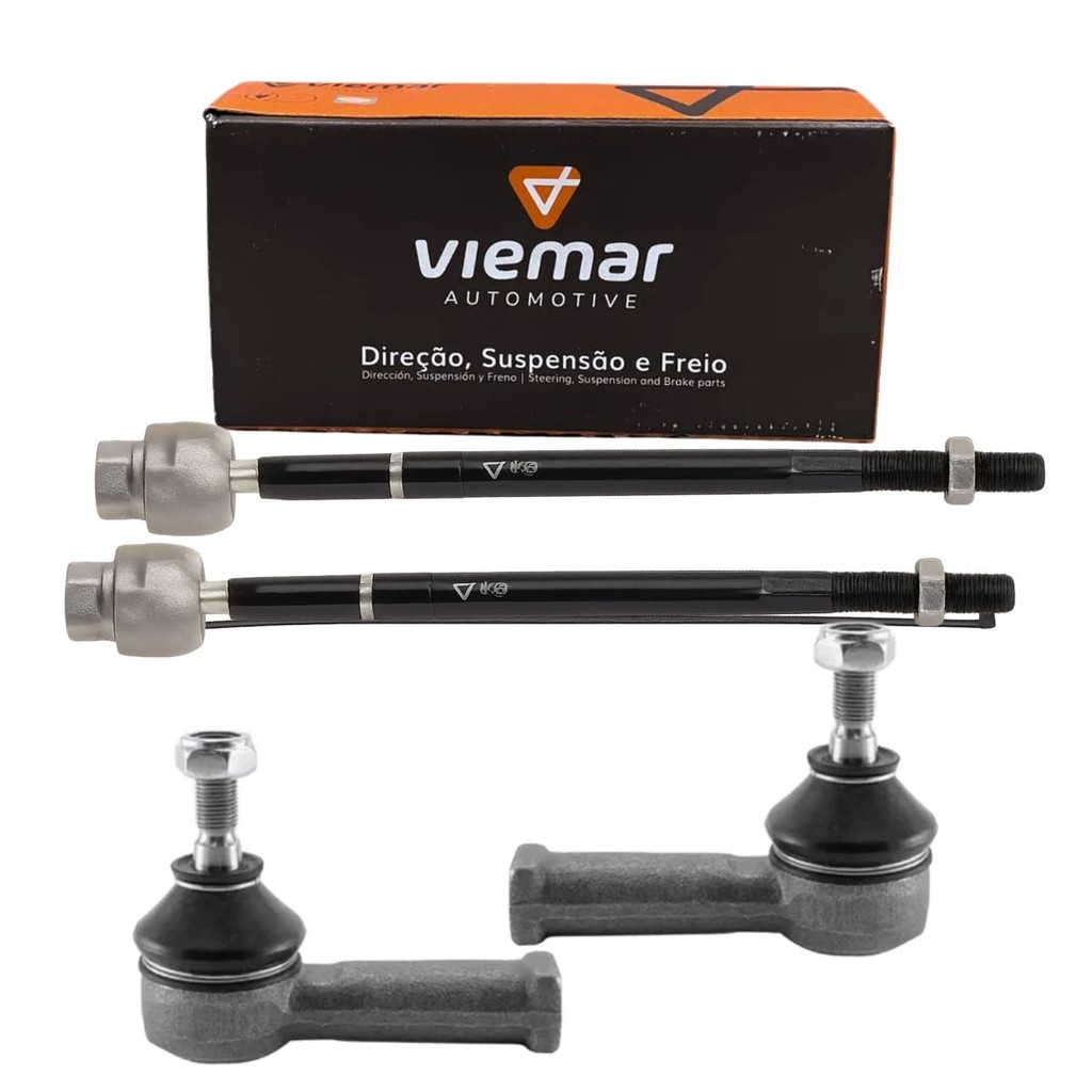 Kit Terminal Ponteira + Terminal Barra Axial Celta 2000 até 2016 Viemar em Oferta na Shopee