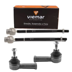 Kit Terminal Ponteira + Terminal Barra Axial Celta 2000 até 2016 Viemar