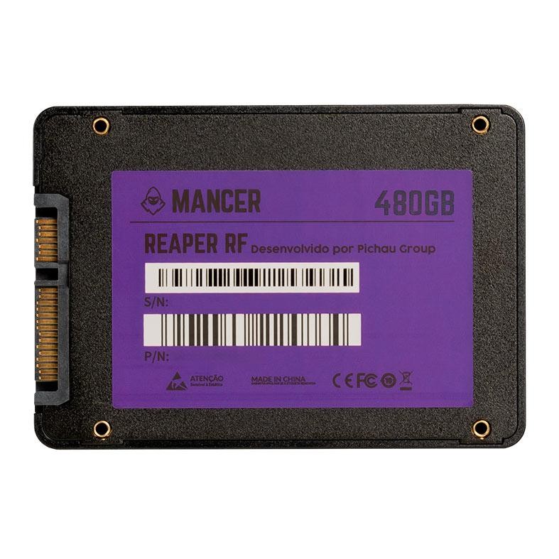 SSD Mancer Reaper RF, 480GB, 2.5, Sata III 6GB/s, Leitura 500MB/s, Gravacao 450MB/s, MCR-RPRF-480GB - detalhe