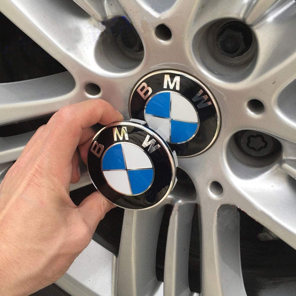 4 Pçs 56mm 68mm Centro Roda Tampas Do Cubo Carro Capa Para Bmw E87 E30 E36 E46 E90 E91 E92 F34 G20 E60 E61 G30 E34 E39 E
